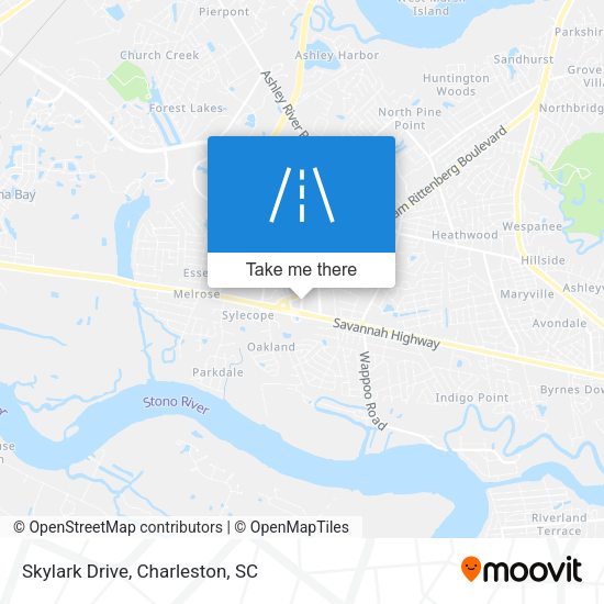 Mapa de Skylark Drive