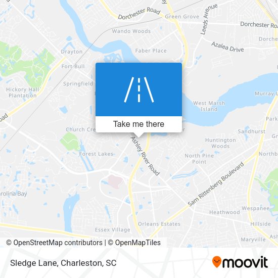 Mapa de Sledge Lane