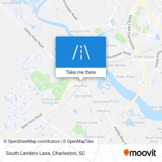 Mapa de South Landers Lane