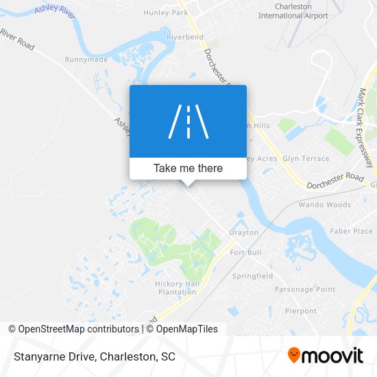 Mapa de Stanyarne Drive