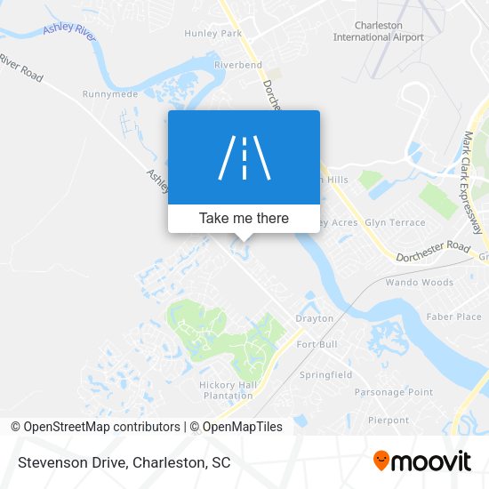 Stevenson Drive map