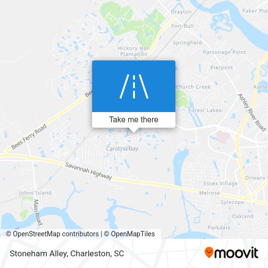 Stoneham Alley map
