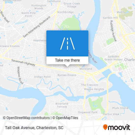 Mapa de Tall Oak Avenue