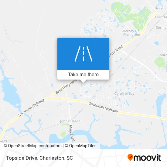 Topside Drive map