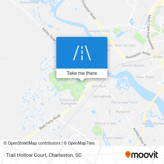 Trail Hollow Court map