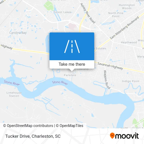 Tucker Drive map