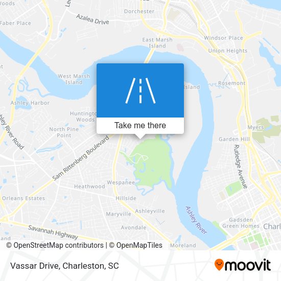 Mapa de Vassar Drive
