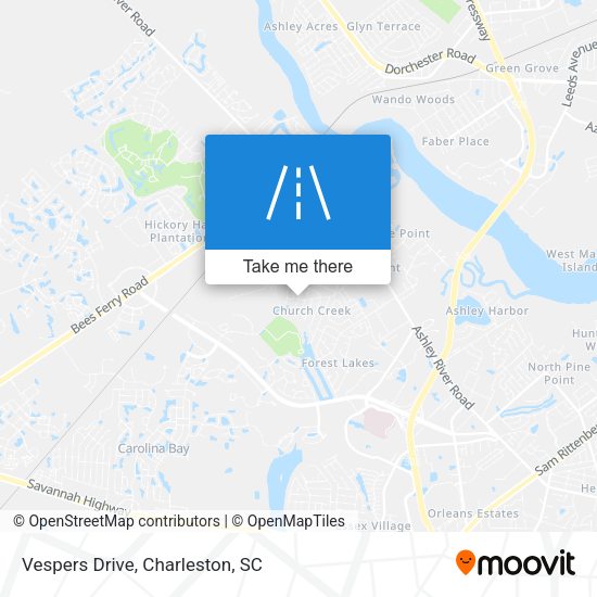 Mapa de Vespers Drive