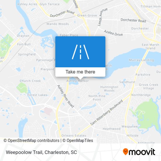 Mapa de Weepoolow Trail