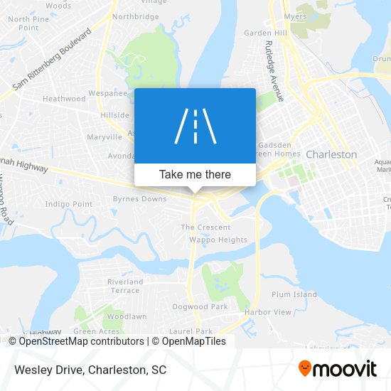 Wesley Drive map