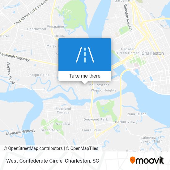 Mapa de West Confederate Circle