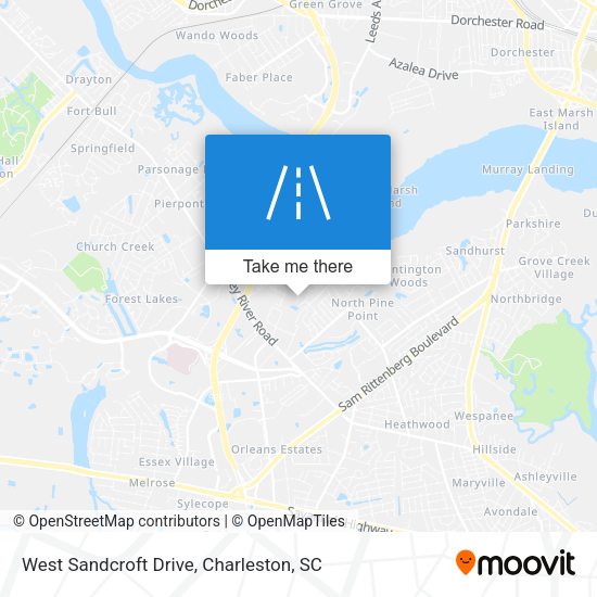 West Sandcroft Drive map