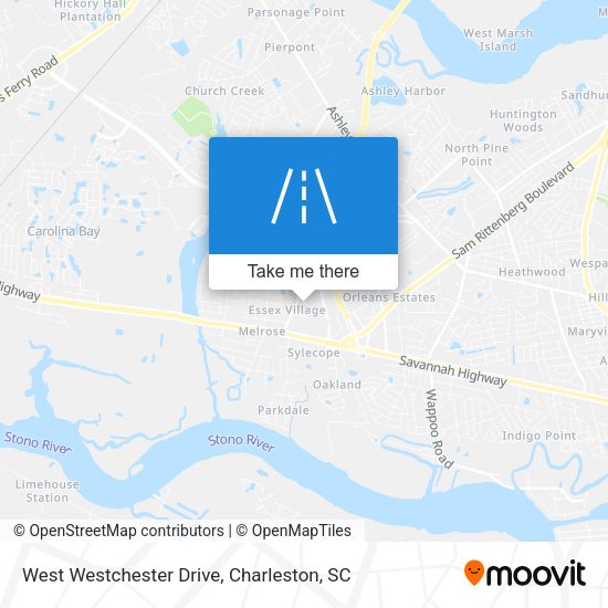 Mapa de West Westchester Drive