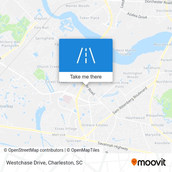 Mapa de Westchase Drive