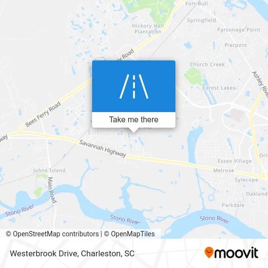 Westerbrook Drive map