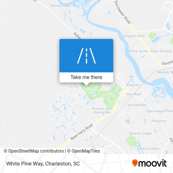 Mapa de White Pine Way