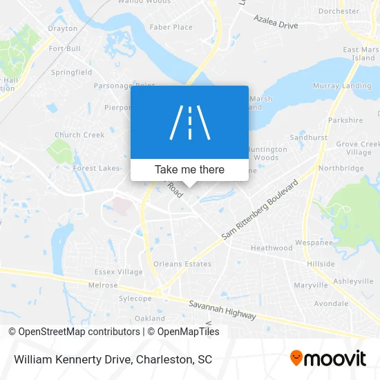 William Kennerty Drive map