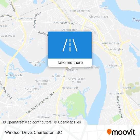 Mapa de Windsor Drive