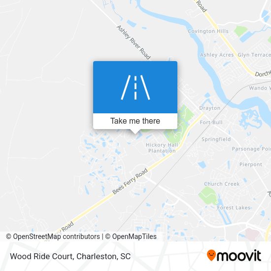 Wood Ride Court map