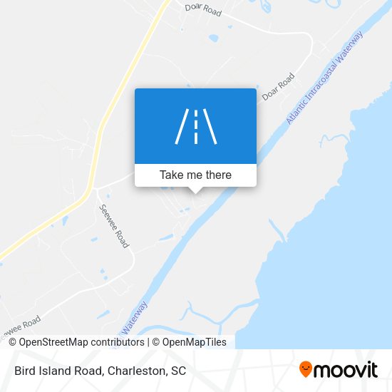 Bird Island Road map
