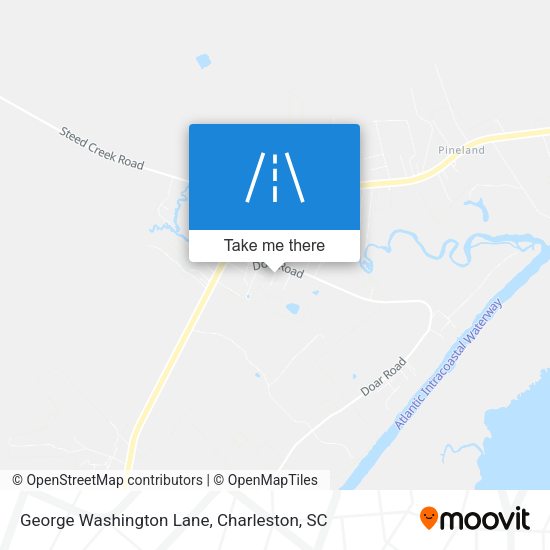 Mapa de George Washington Lane