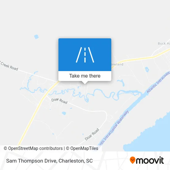 Sam Thompson Drive map