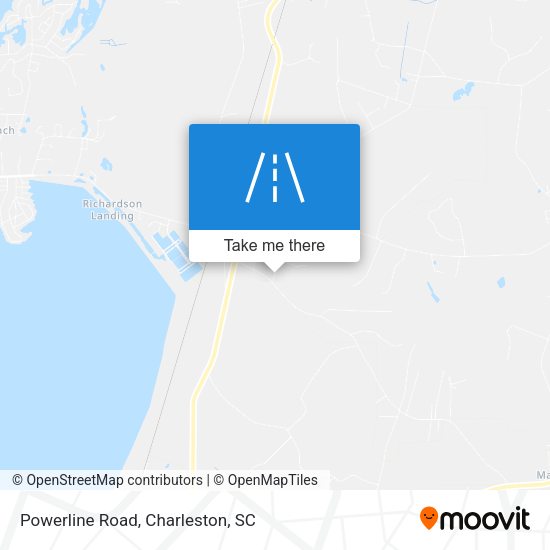 Mapa de Powerline Road
