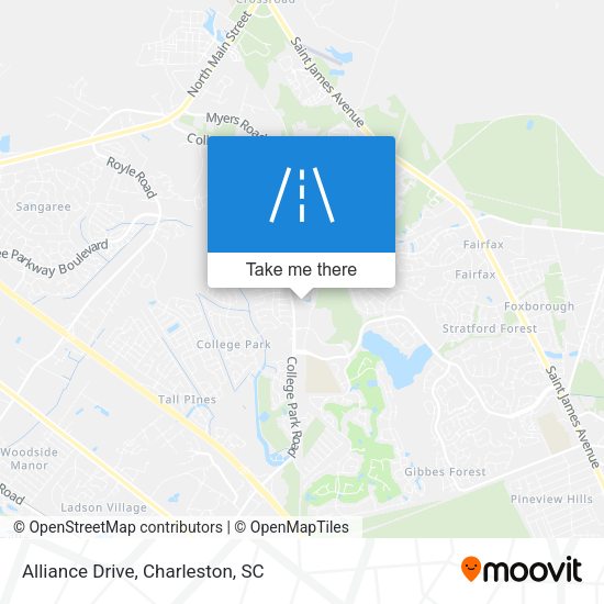 Mapa de Alliance Drive