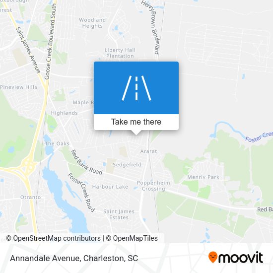 Mapa de Annandale Avenue
