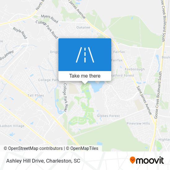 Mapa de Ashley Hill Drive
