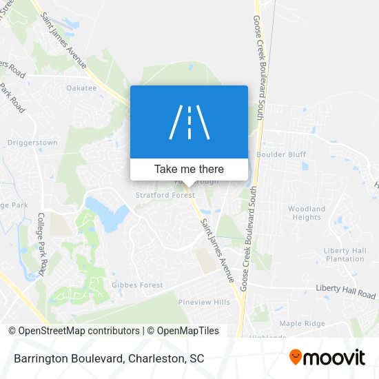 Barrington Boulevard map