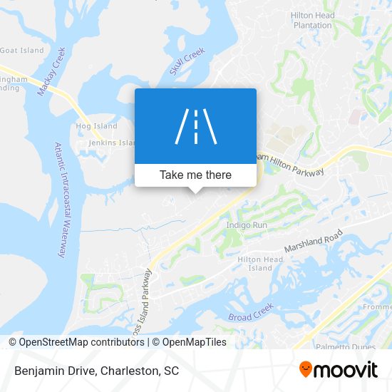 Mapa de Benjamin Drive