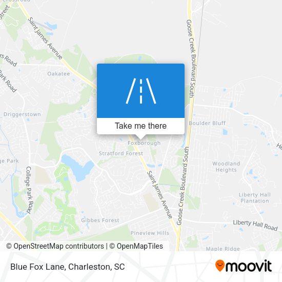 Mapa de Blue Fox Lane