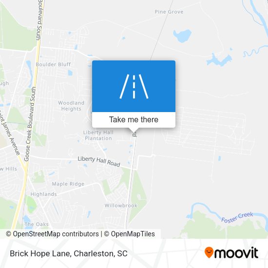Brick Hope Lane map