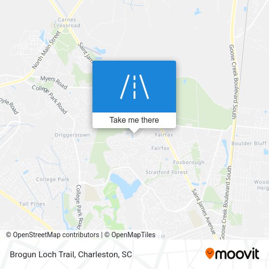 Mapa de Brogun Loch Trail