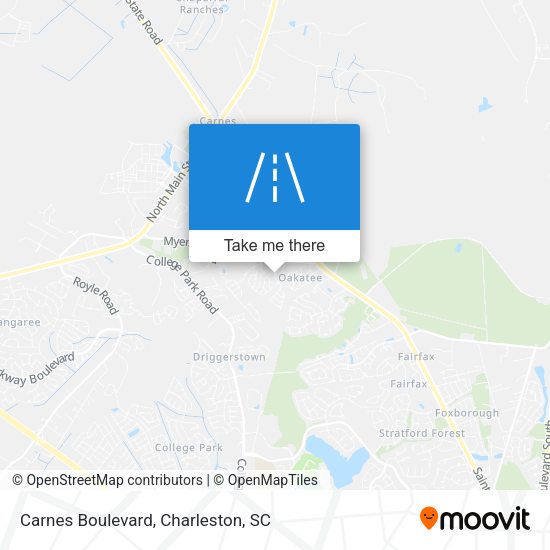 Carnes Boulevard map