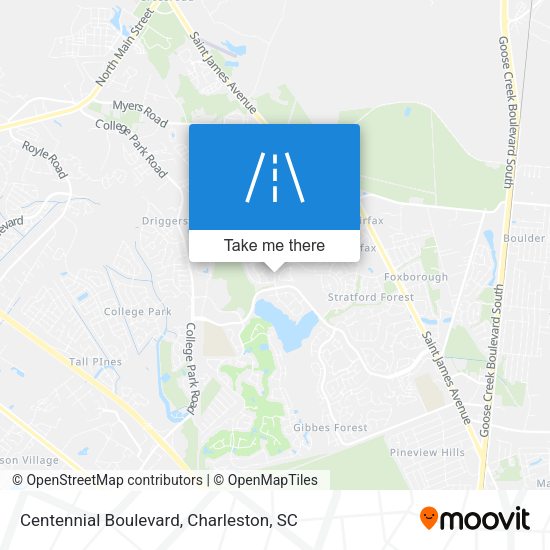 Centennial Boulevard map
