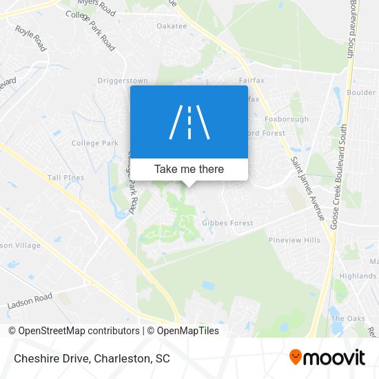 Mapa de Cheshire Drive