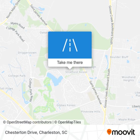 Chesterton Drive map