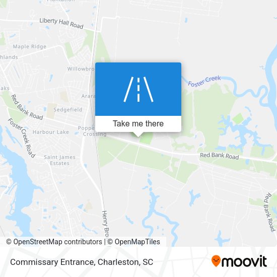 Commissary Entrance map