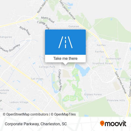 Mapa de Corporate Parkway