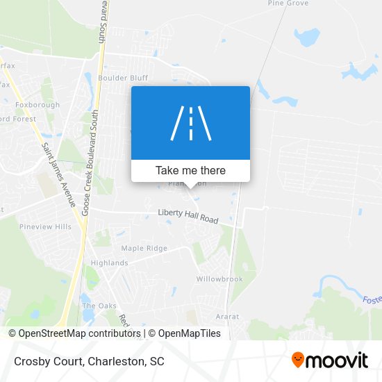 Mapa de Crosby Court