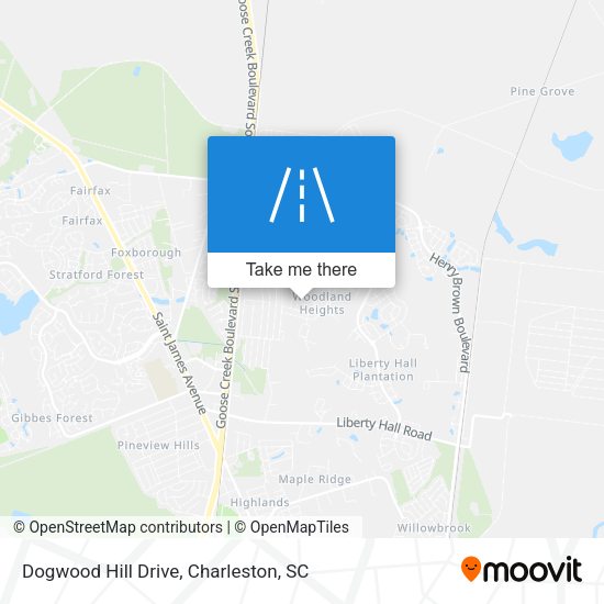 Mapa de Dogwood Hill Drive