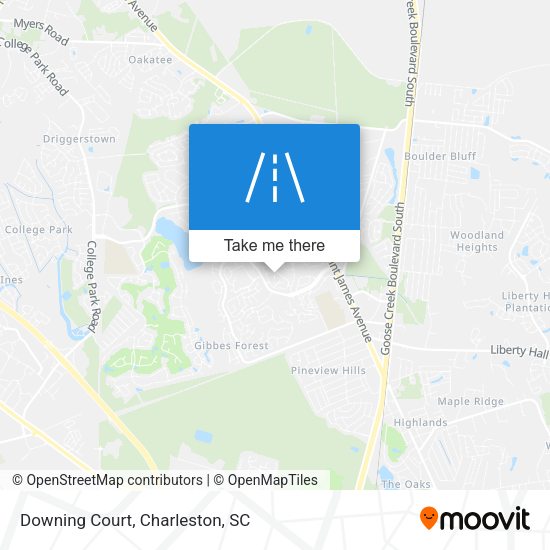 Downing Court map