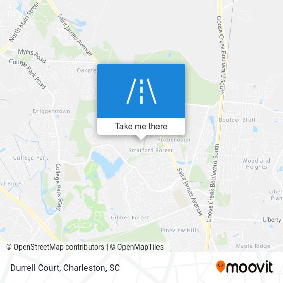 Mapa de Durrell Court