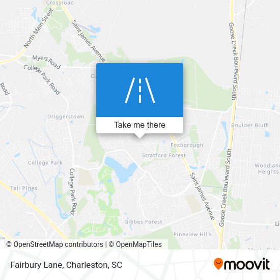 Mapa de Fairbury Lane