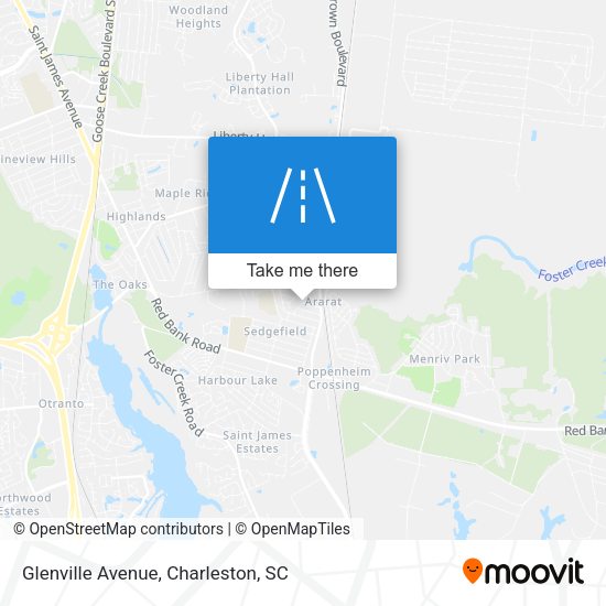Glenville Avenue map