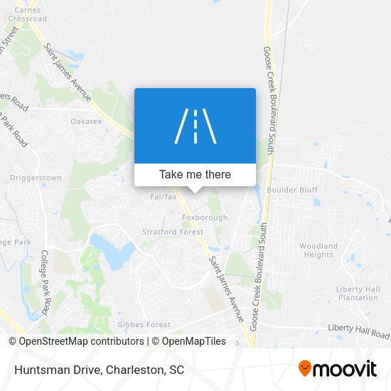 Huntsman Drive map