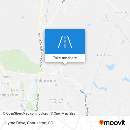 Hyrne Drive map