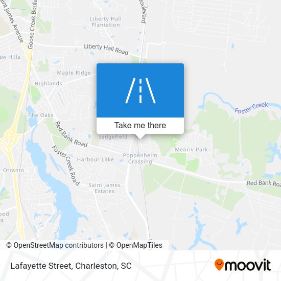 Mapa de Lafayette Street
